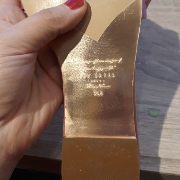 Ted baker pink satin bow slipper - Picture 4 of 8